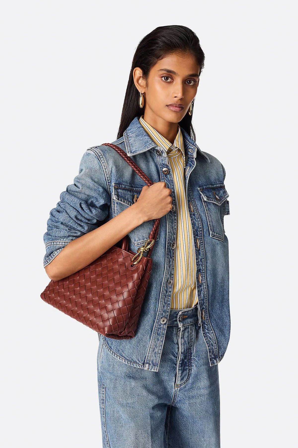 BOTTEGA VENETA | SMALL ANDIAMO IN SAPELE - MAXFIELD LA