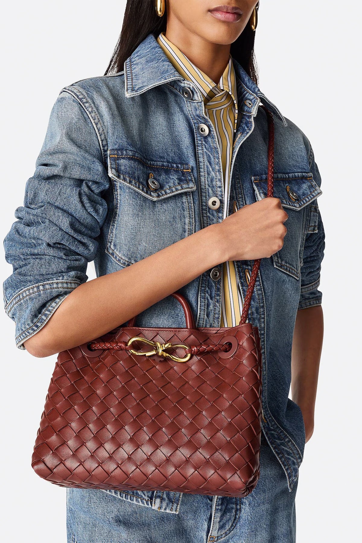 BOTTEGA VENETA | SMALL ANDIAMO IN SAPELE - MAXFIELD LA