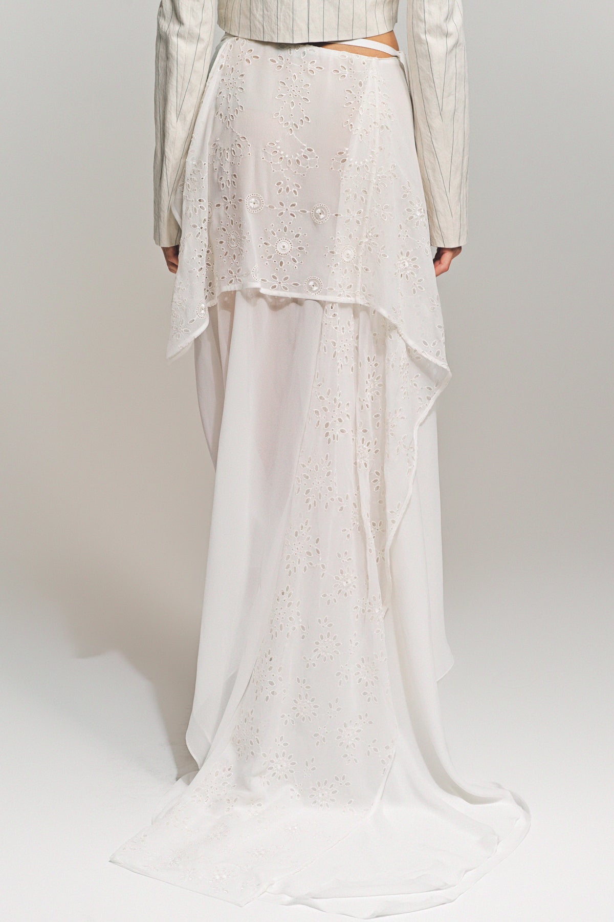 ANN DEMEULEMEESTER | SIRKA DECONSTRUCTED ASYMMETRIC SKIRT