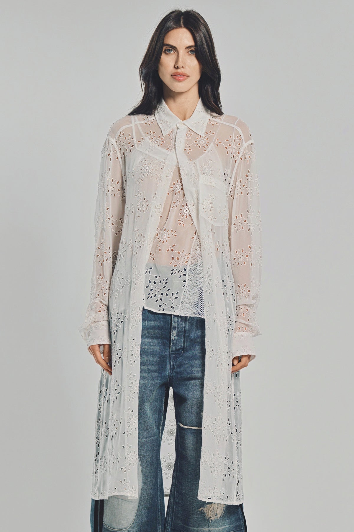 ANN DEMEULEMEESTER | GABI RELAXED LONG SLEEVE SHIRT