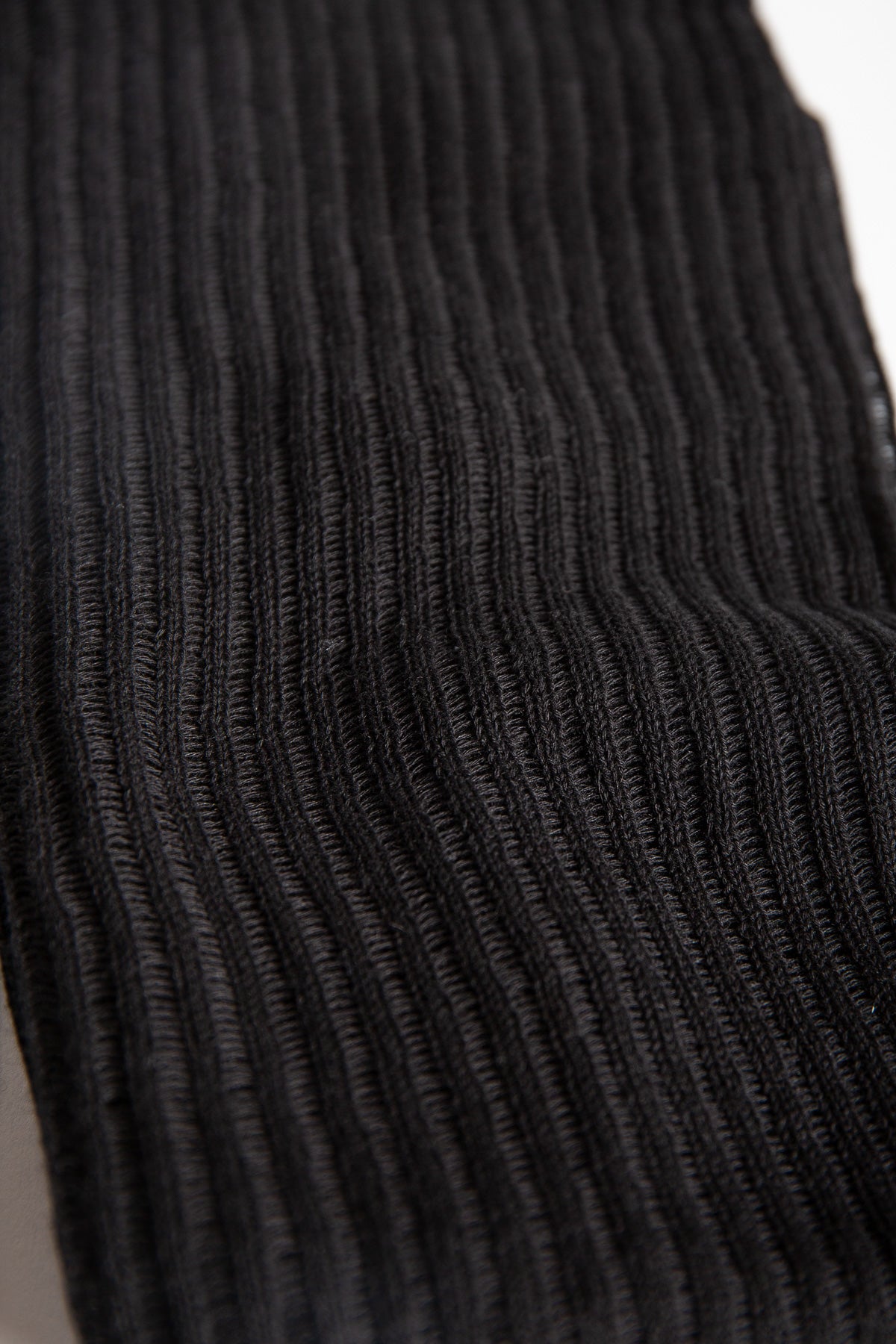 ANN DEMEULEMEESTER | BLACK ADEL OPEN RIB LEG WARMERS