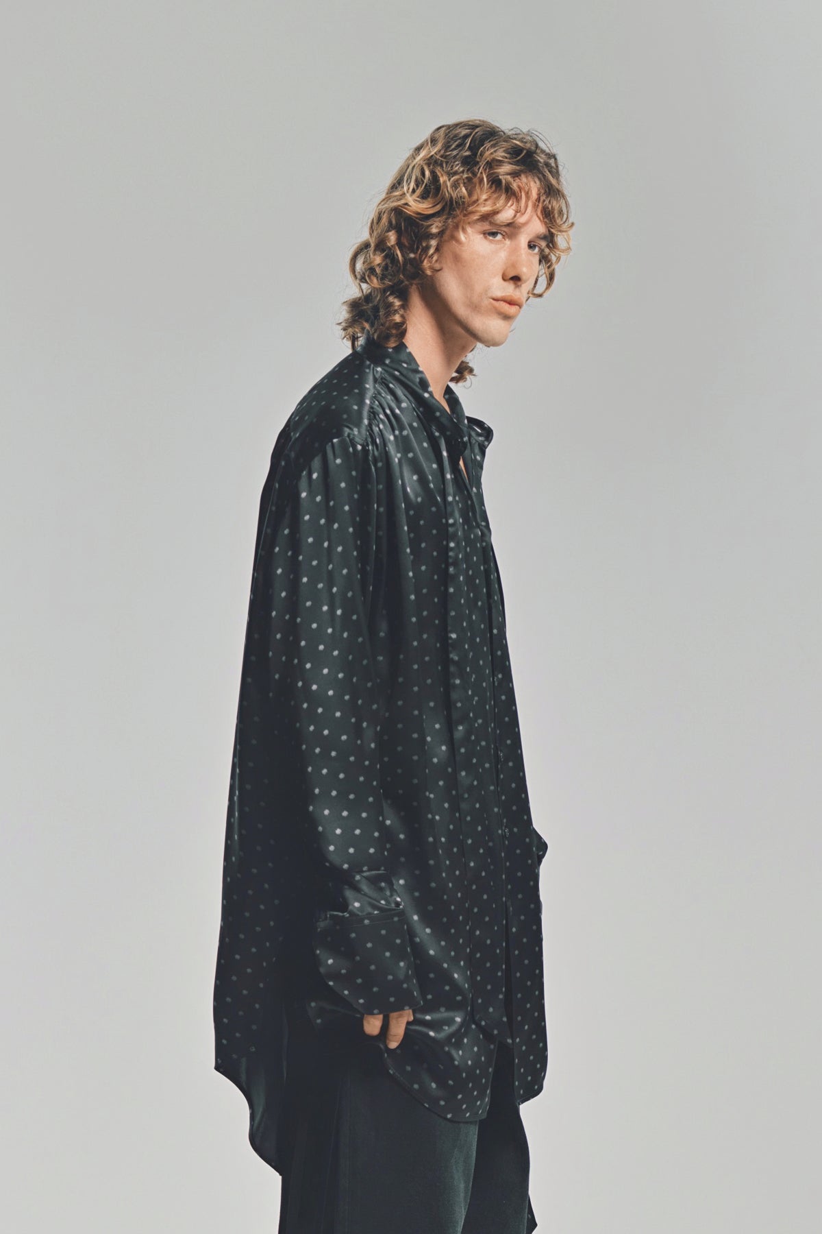 ANN DEMEULEMEESTER | SOLAN COMFORT STAND COLLAR SHIRT
