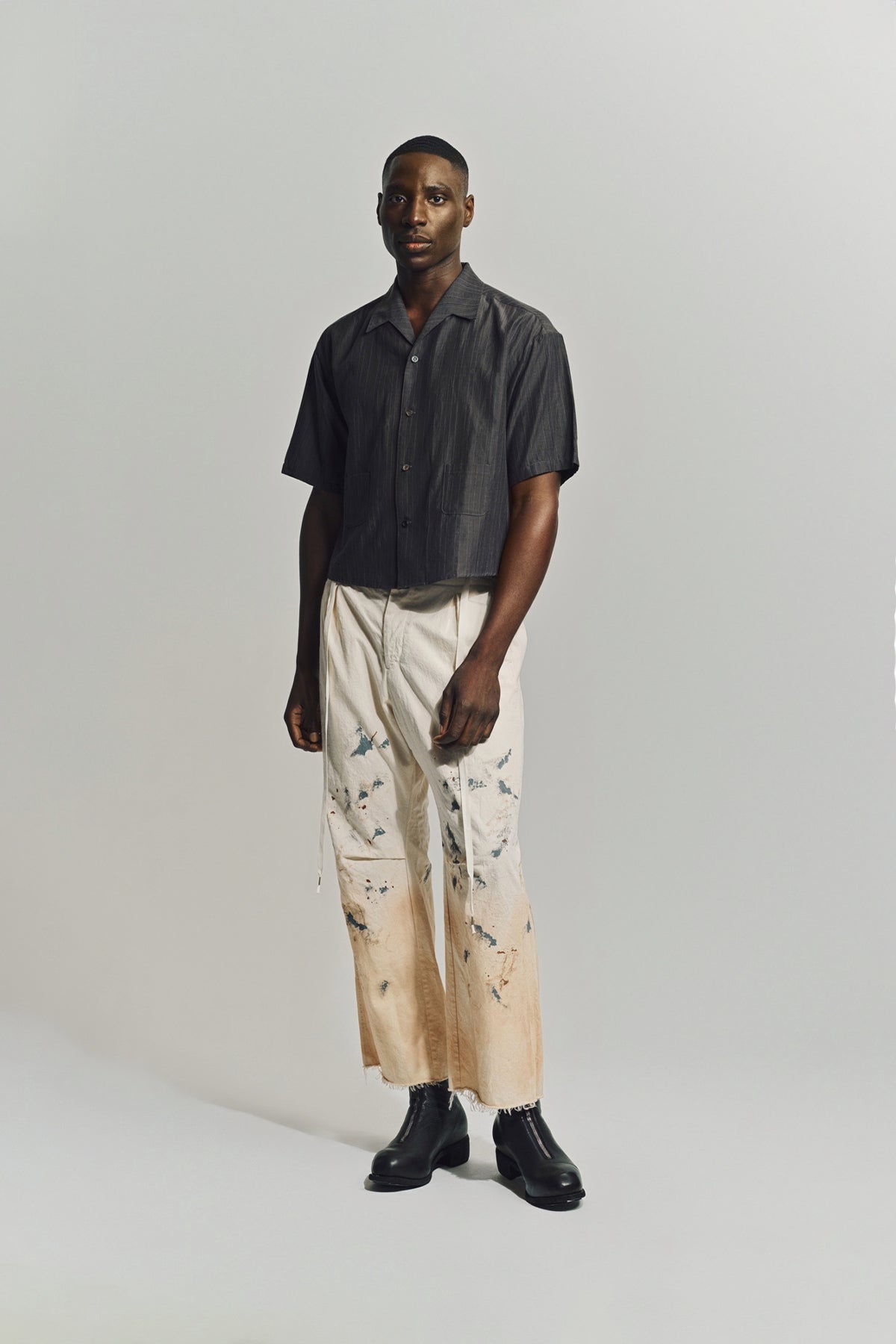 INDIVIDUAL SENTIMENTS | HAND PAINTED WIDE STRAIGHT PANTS