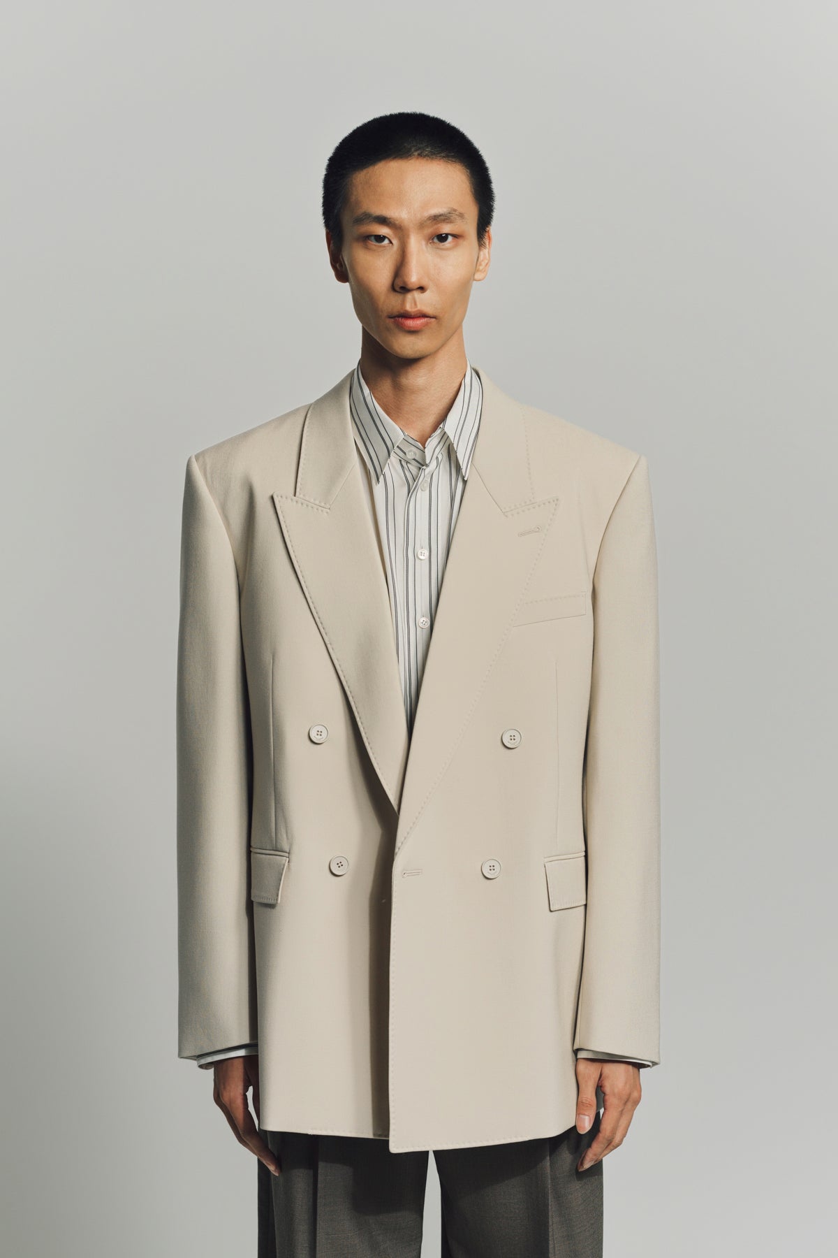 SAINT LAURENT | YVES JACKET IN LIGHT WOOL