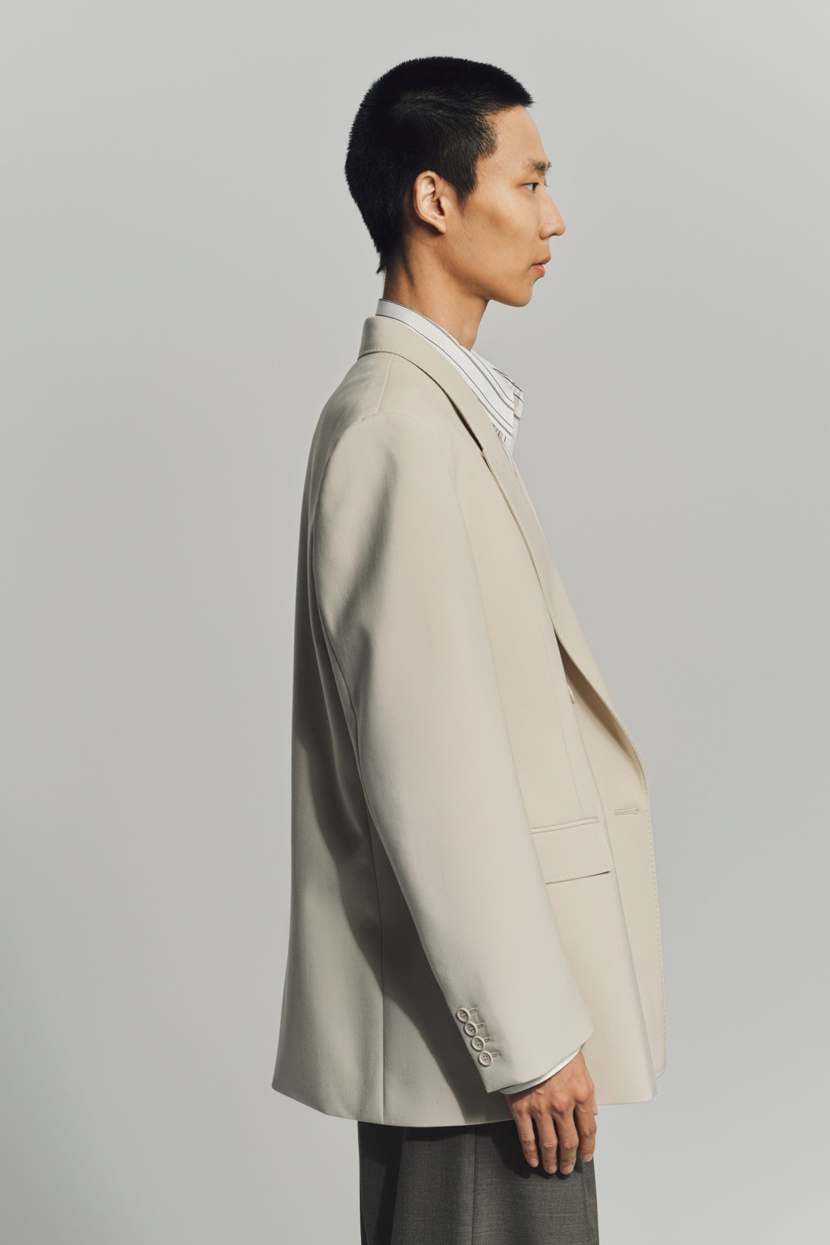 SAINT LAURENT | YVES JACKET IN LIGHT WOOL