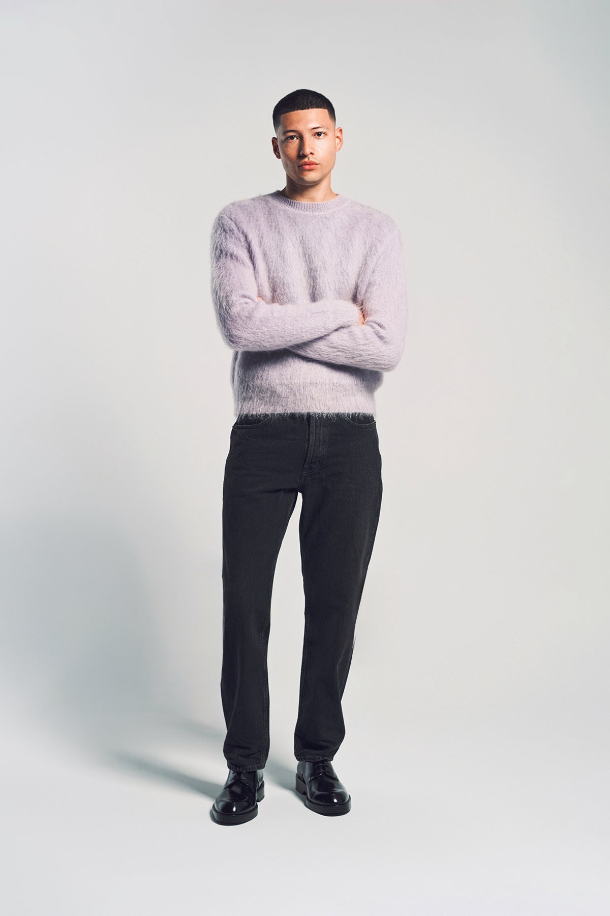 SAINT LAURENT | SWEATER IN BRUSHED KNIT