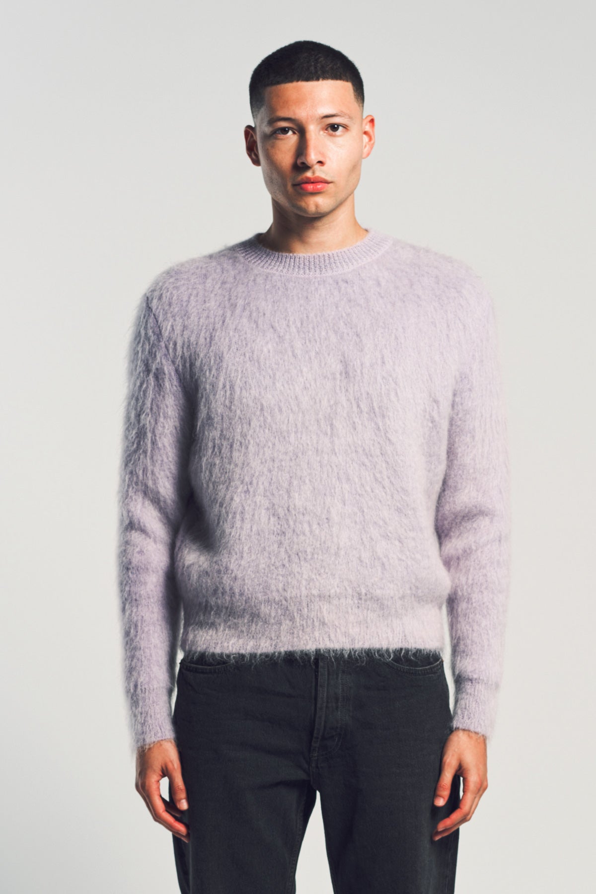 SAINT LAURENT | SWEATER IN BRUSHED KNIT