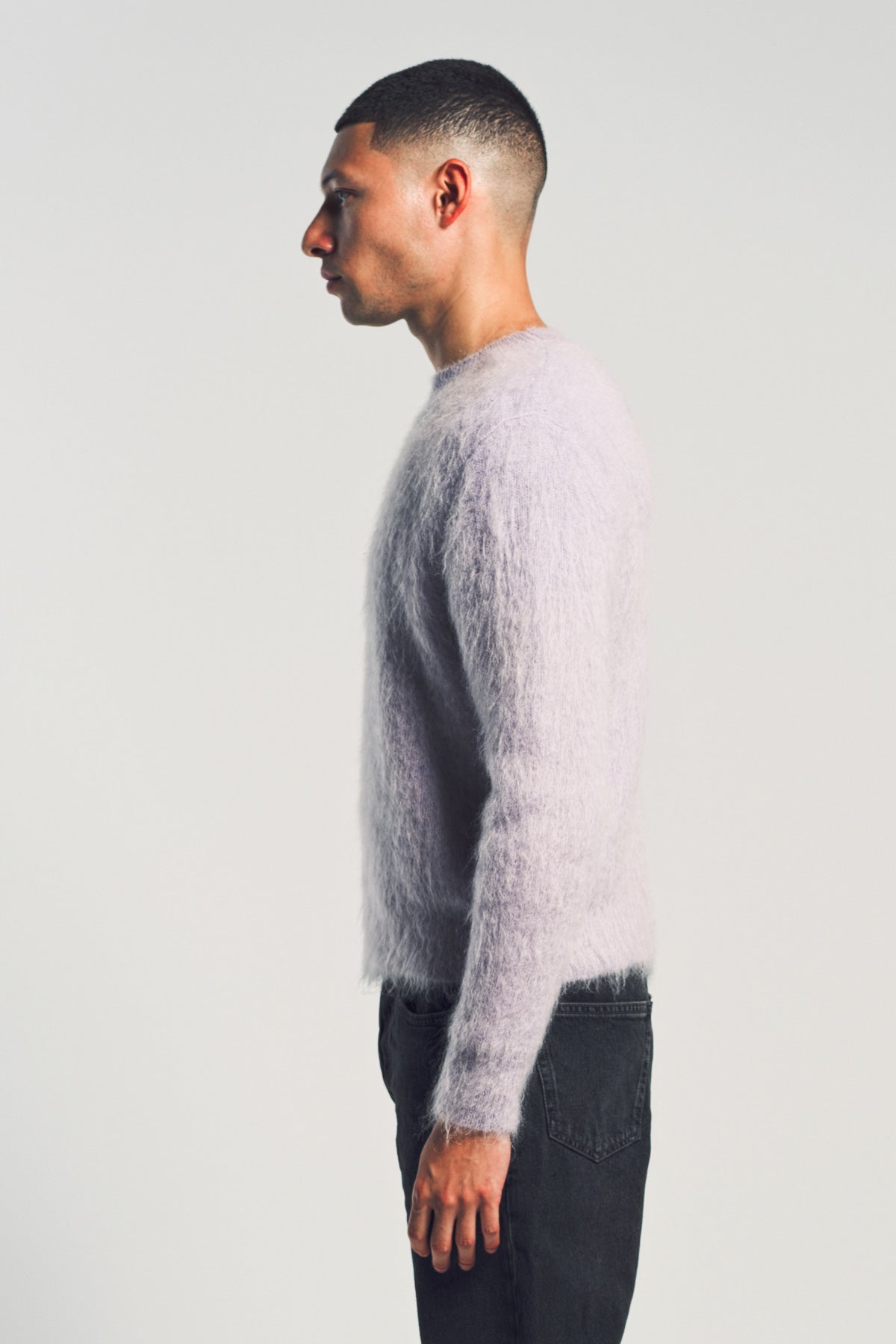SAINT LAURENT | SWEATER IN BRUSHED KNIT