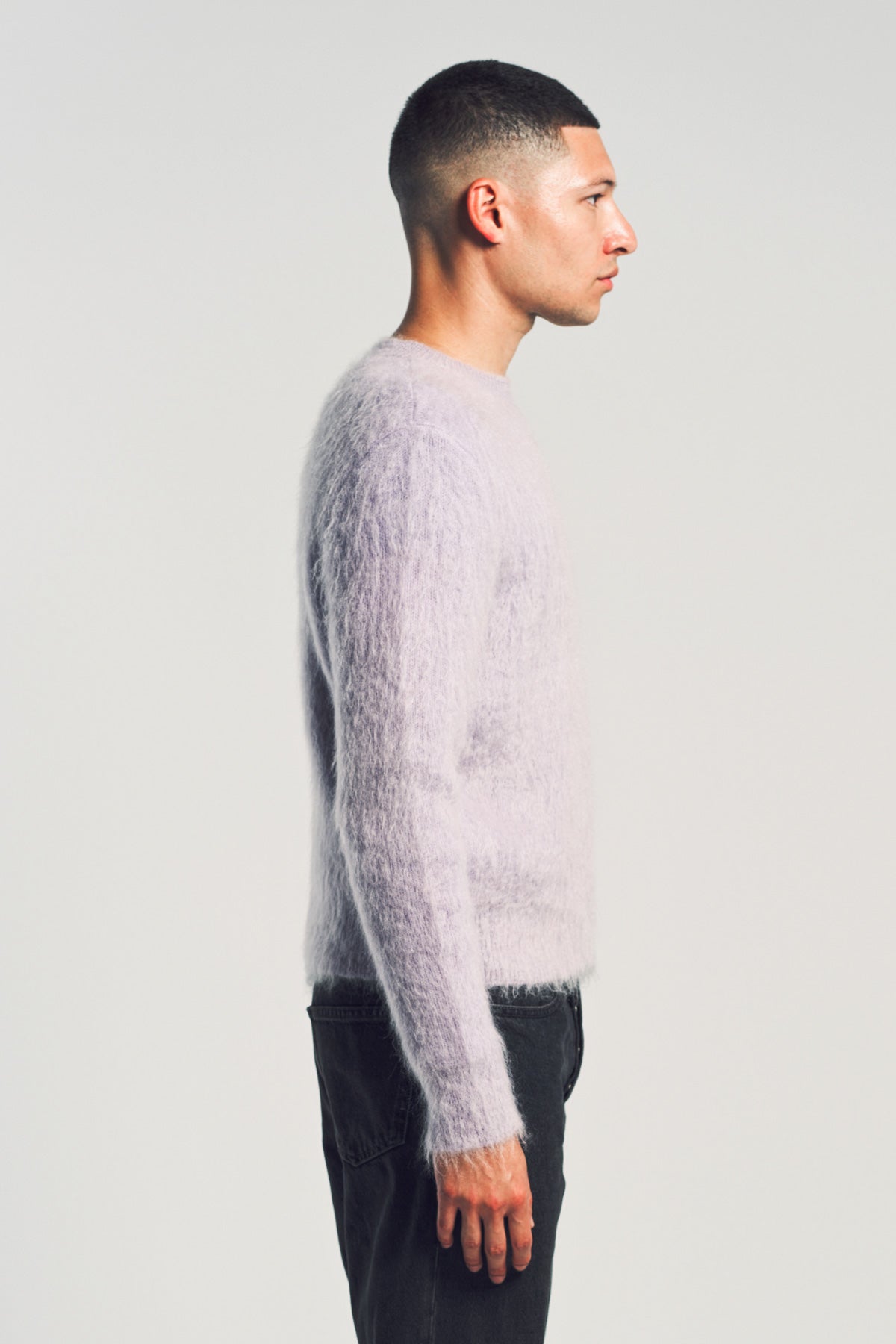 SAINT LAURENT | SWEATER IN BRUSHED KNIT