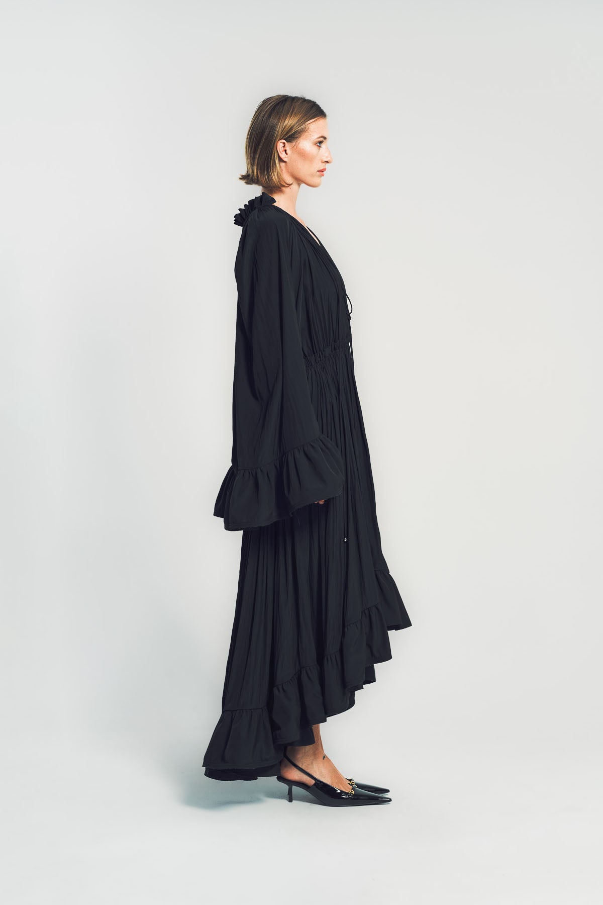 LANVIN | CHARMEUSE MIDI DRESS