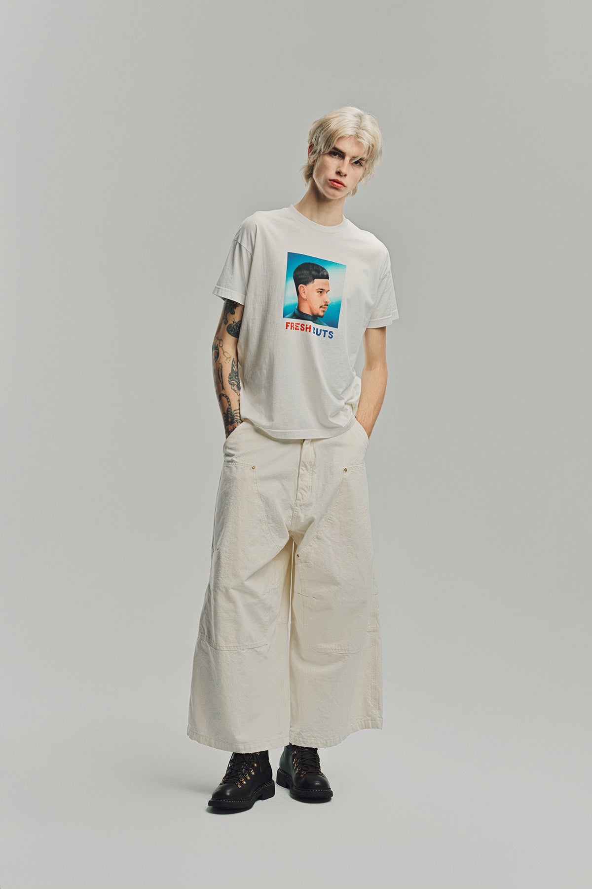 美品 WILLY CHAVARRIA BOY WORK PANT WORKWEAR TOLUCA PANT - BLACK | Willy Chavarria