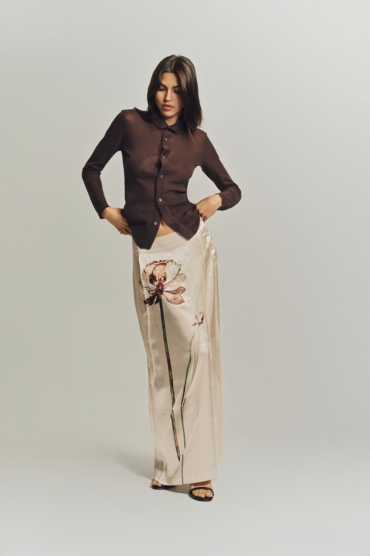 ISSEY MIYAKE | PRESSED FLORA SKIRT