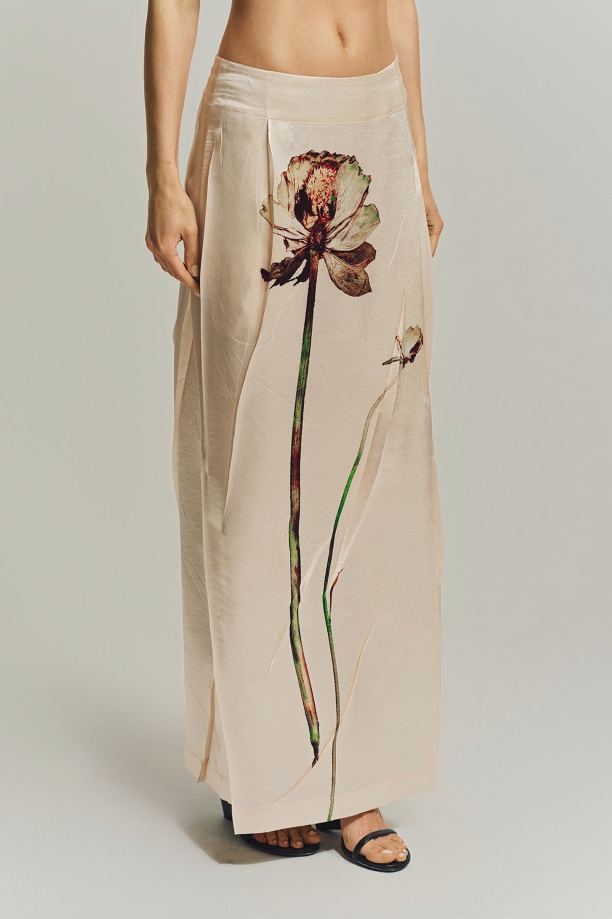 ISSEY MIYAKE | PRESSED FLORA SKIRT