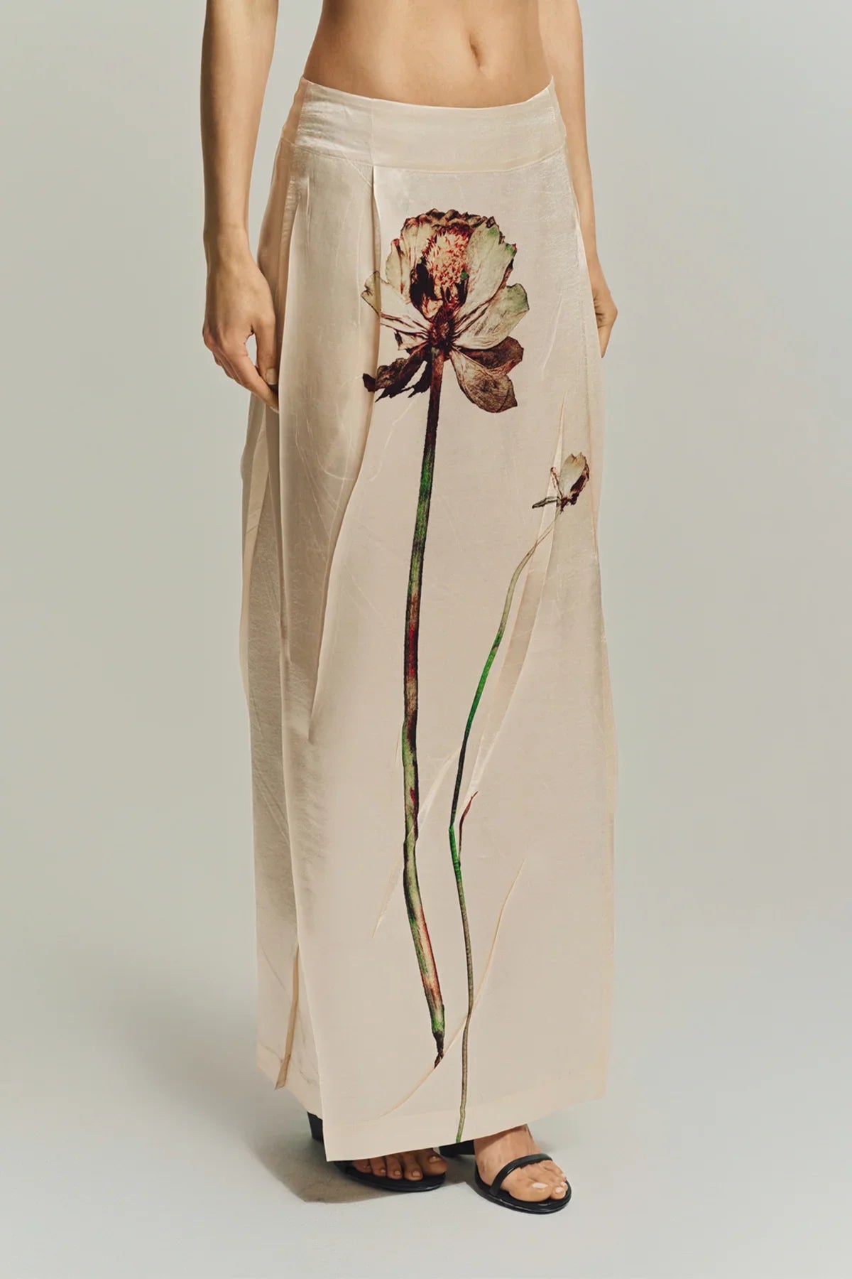 ISSEY MIYAKE | PRESSED FLORA SKIRT