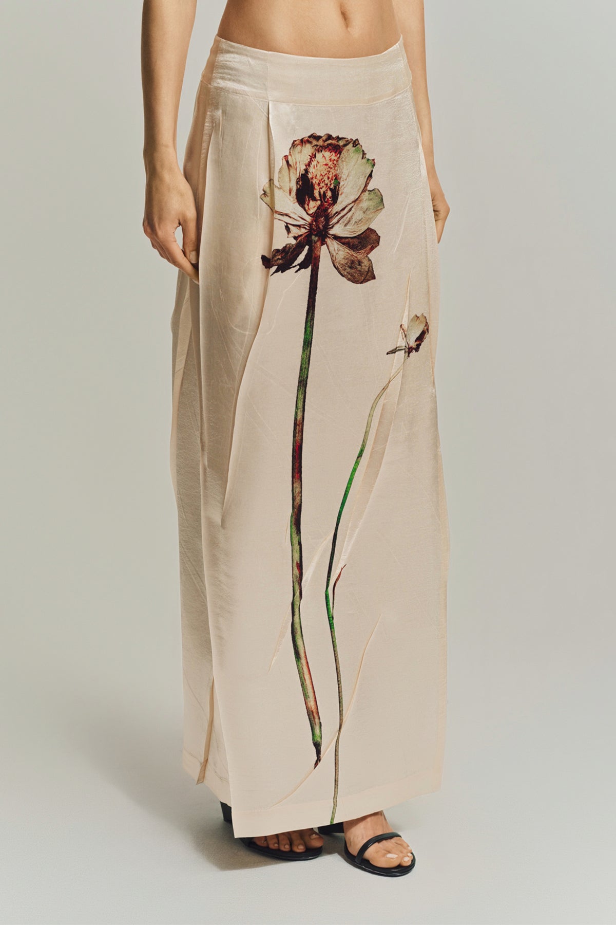 ISSEY MIYAKE | PRESSED FLORA SKIRT