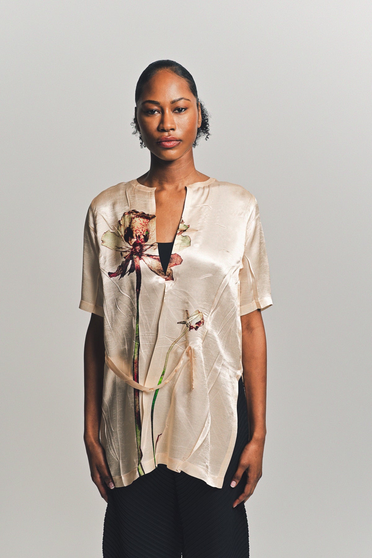 ISSEY MIYAKE | PRESSED FLORA SHIRT
