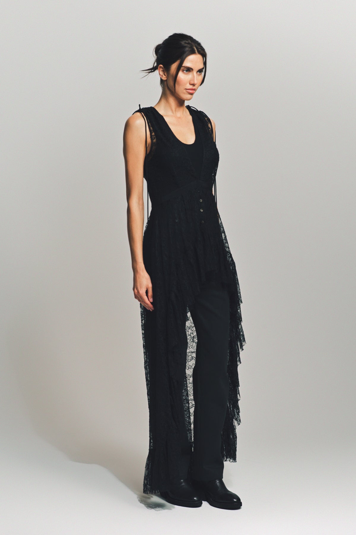 MERUERT TOLEGEN | CORDED FLORAL LACE DRESS