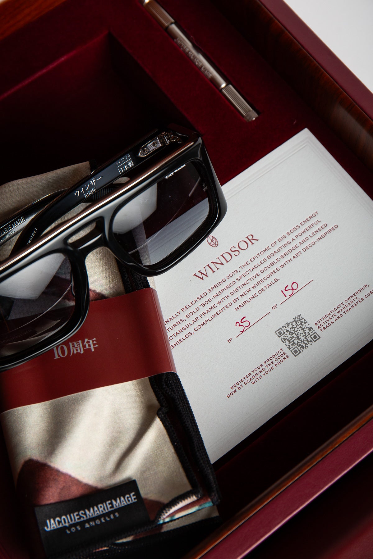 JACQUES MARIE MAGE | WINDSOR SUNGLASSES IN DECADE