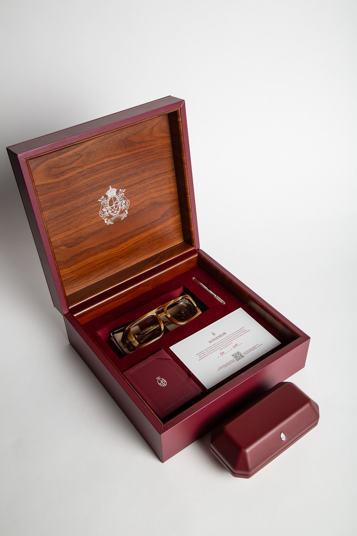JACQUES MARIE MAGE | WINDSOR SUNGLASSES IN BARK HORN - MAXFIELD LA