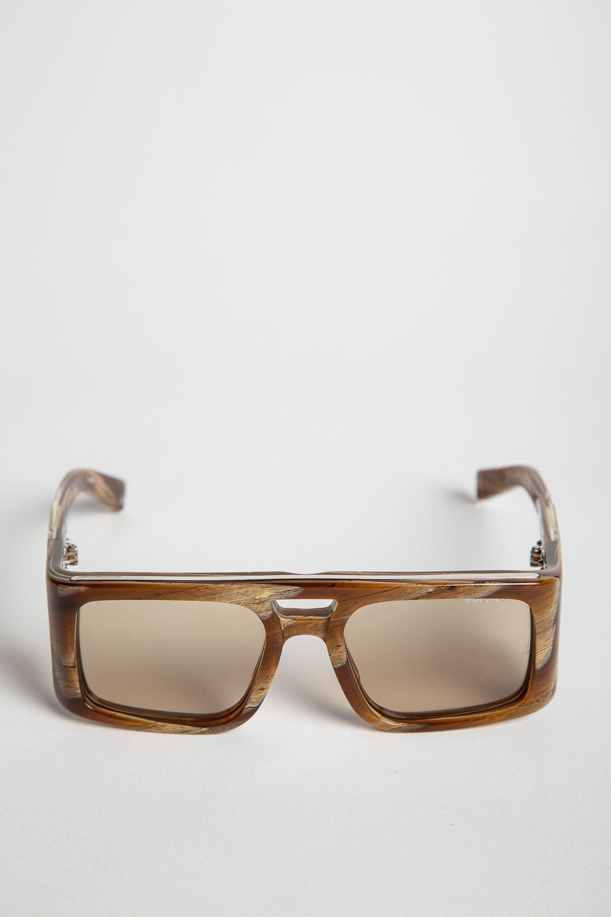 JACQUES MARIE MAGE | WINDSOR SUNGLASSES IN BARK HORN - MAXFIELD LA