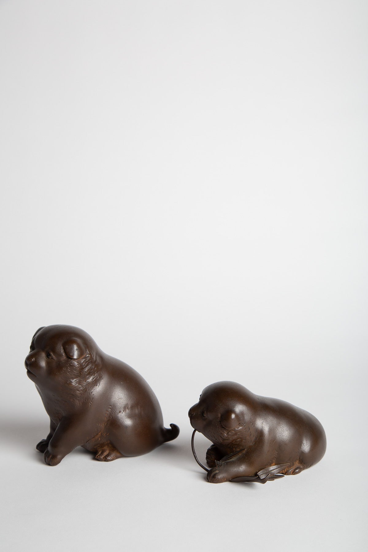 TAKAHASHI RYOUN | OKIMONOS OF PUPPIES