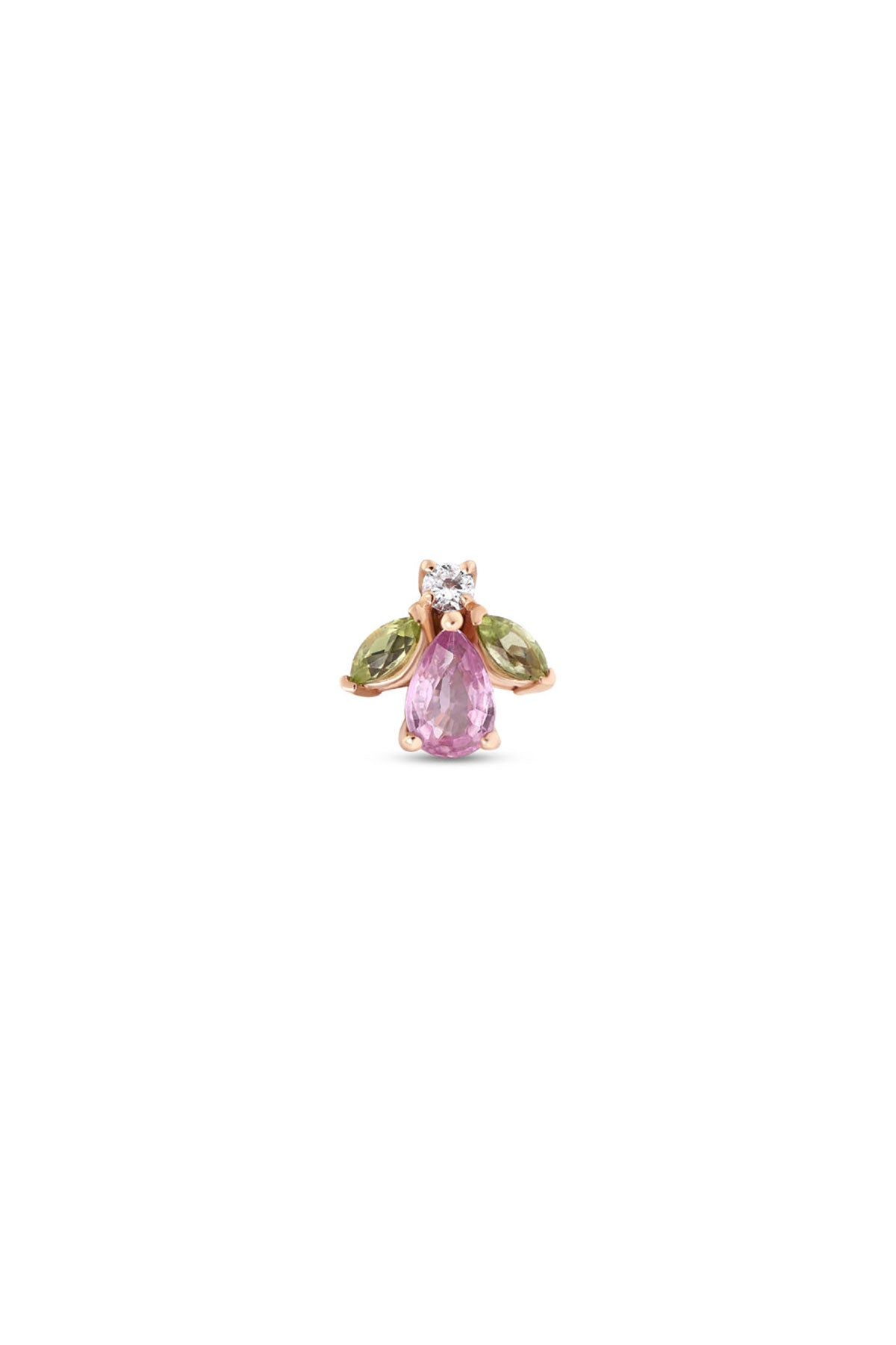 BEE GODDESS | ROSE GOLD QUEEN BEE EARRING