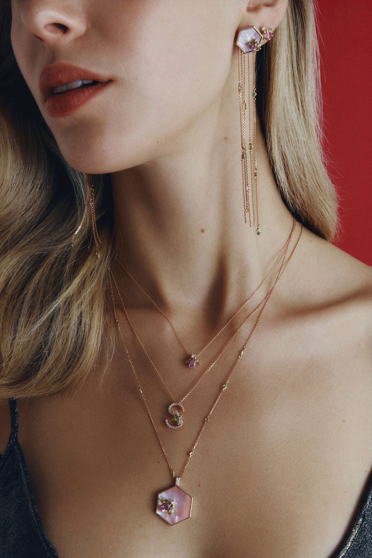 BEE GODDESS | ROSE GOLD QUEEN BEE EARRING