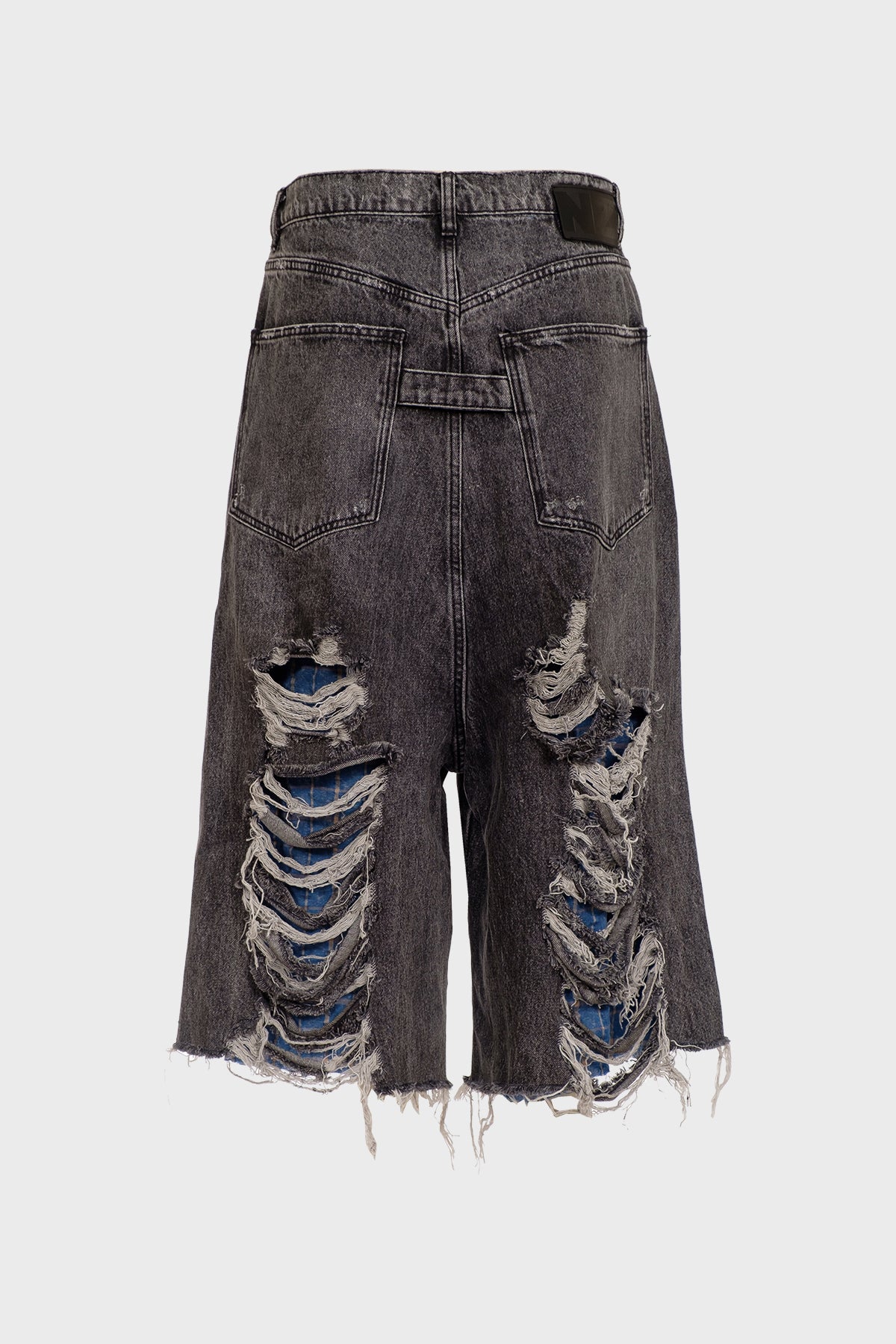 NATASHA ZINKO | DISTRESSED DENIM SHORTS