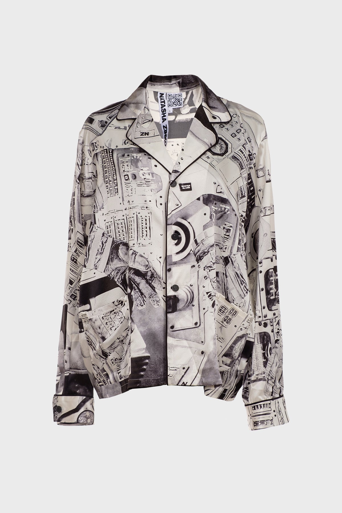 NATASHA ZINKO | SPACESHIP PRINT SHIRT