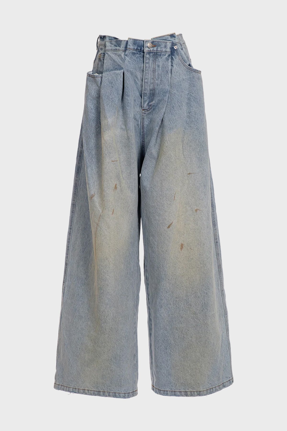 NATASHA ZINKO | TREATED FOLDED JEANS