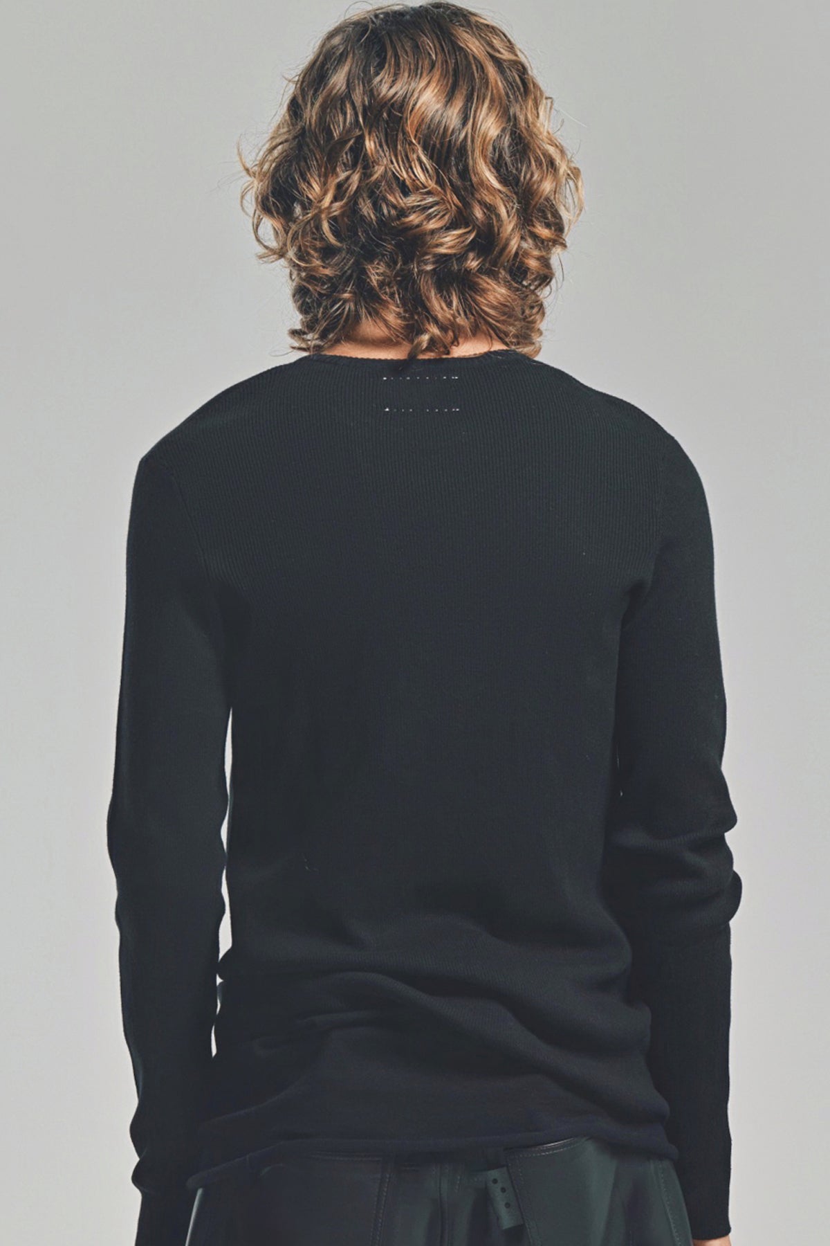 LARS ANDERSSON | FITTED LONG SLEEVE TOP 2X1 RIB