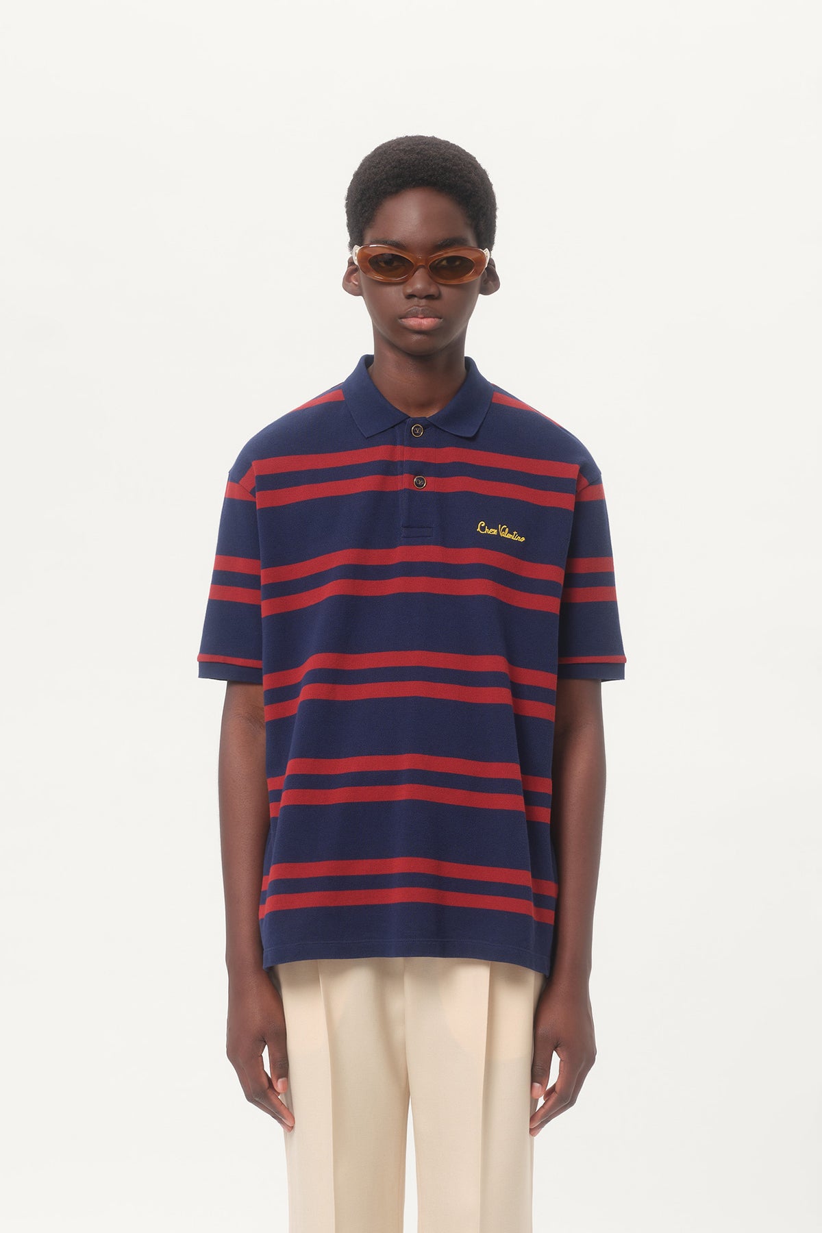VALENTINO | STRIPE POLO