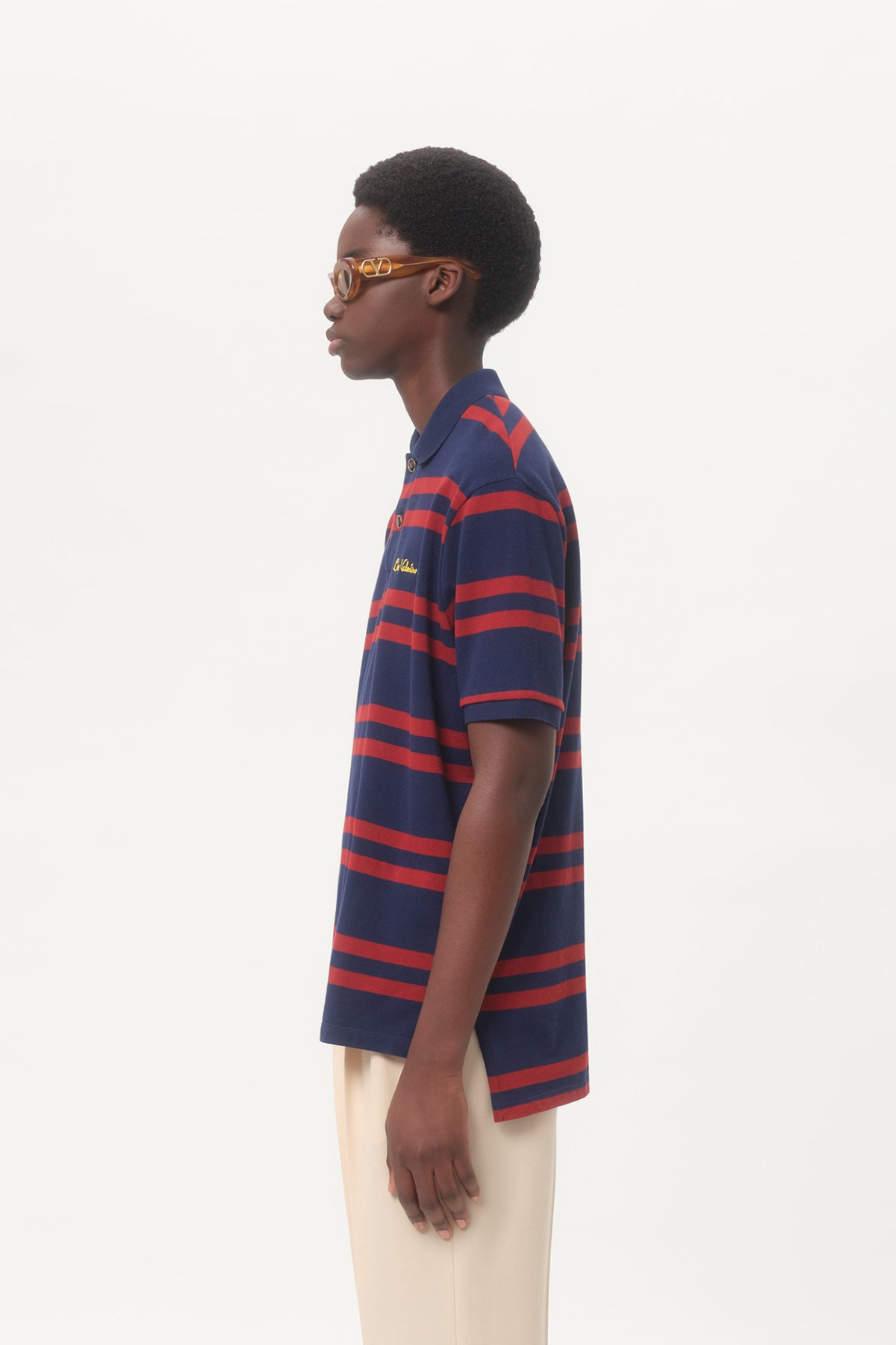 VALENTINO | STRIPE POLO