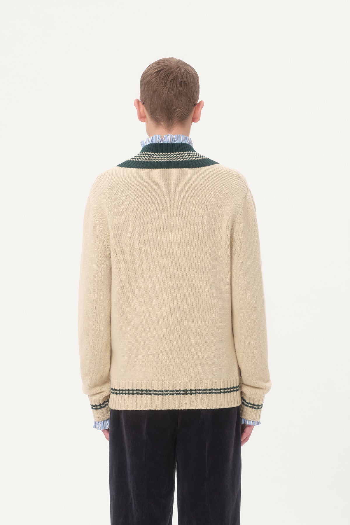 VALENTINO | LE CHIEN V-NECK SWEATER
