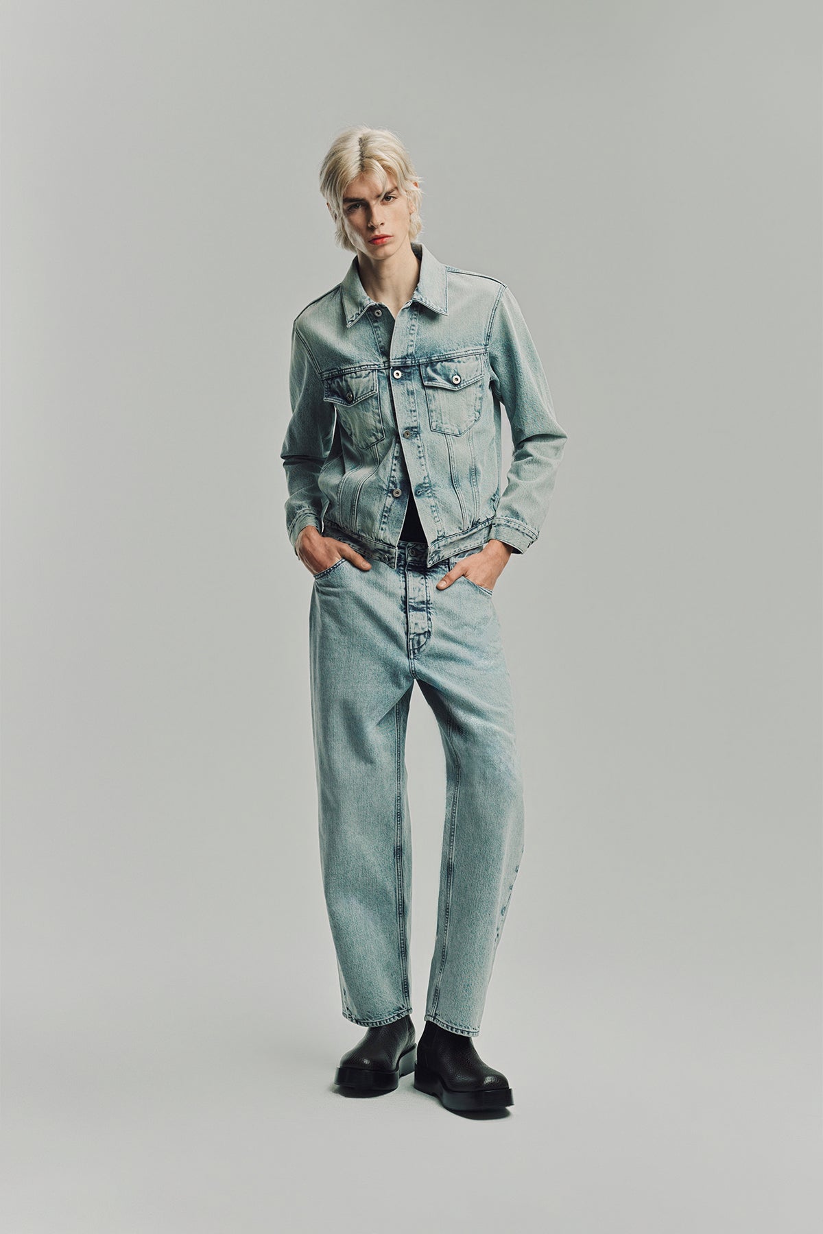 JIL SANDER | TREATED JEAN JACKET