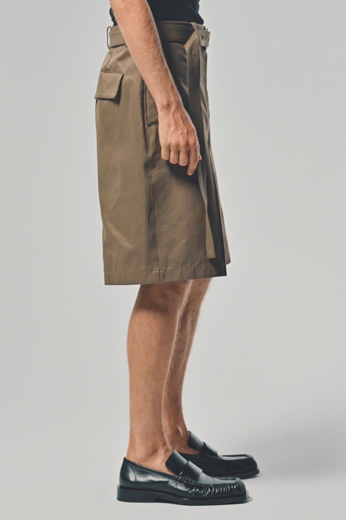 JIL SANDER | COTTON BELTED SHORTS