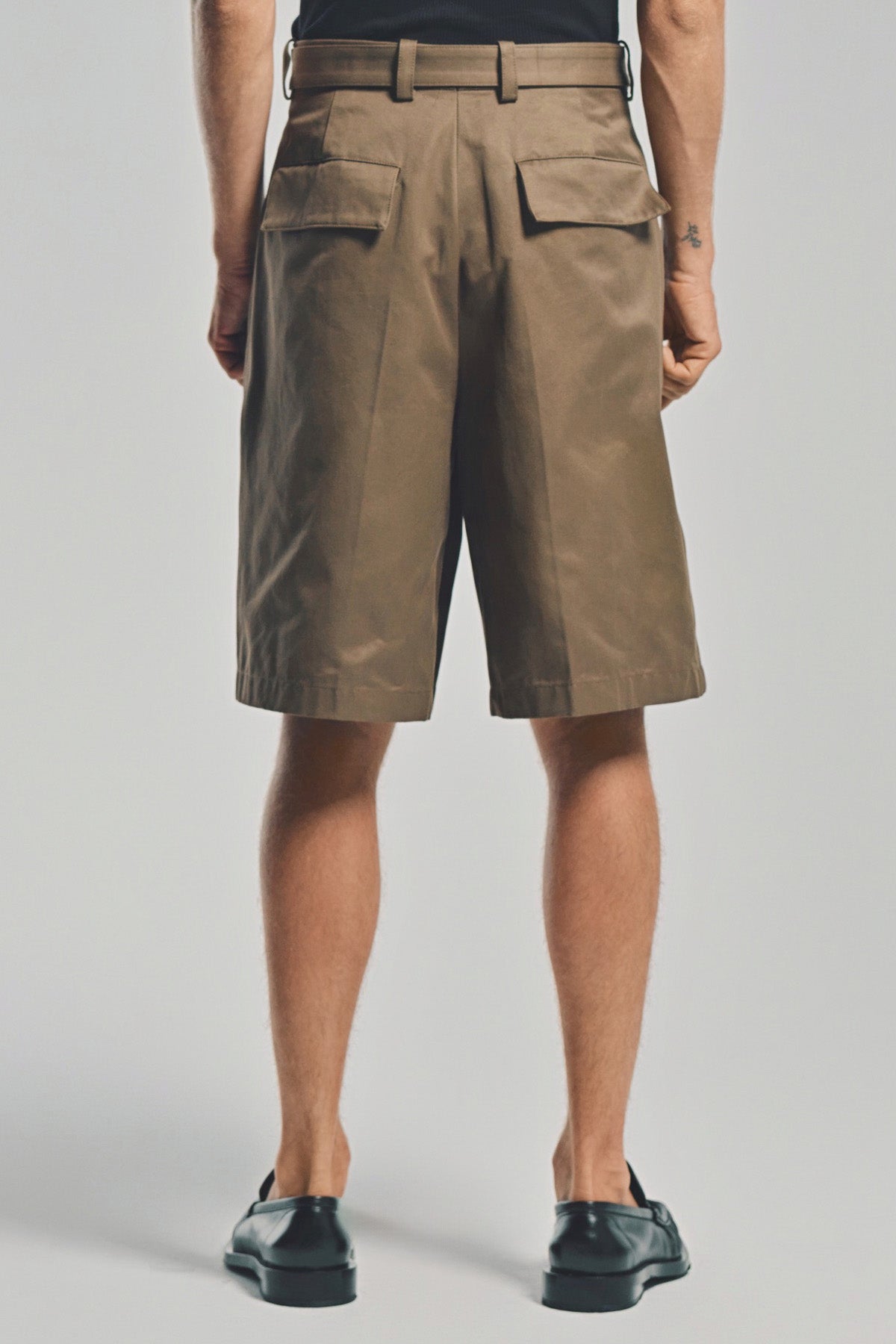 JIL SANDER | COTTON BELTED SHORTS