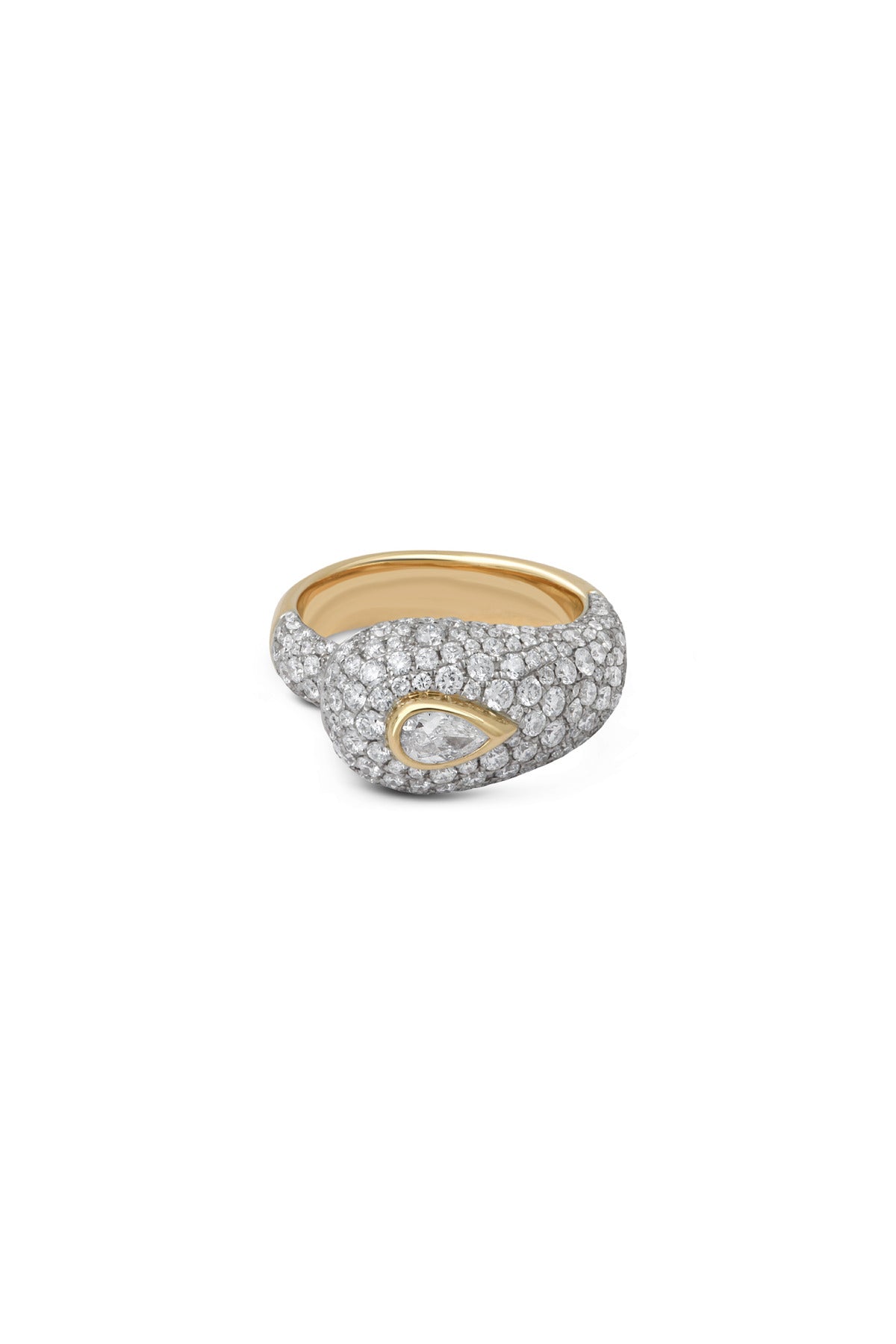RAINBOW K | 18K GOLD PRESTIGE PAVE DIAMOND RING - MAXFIELD LA