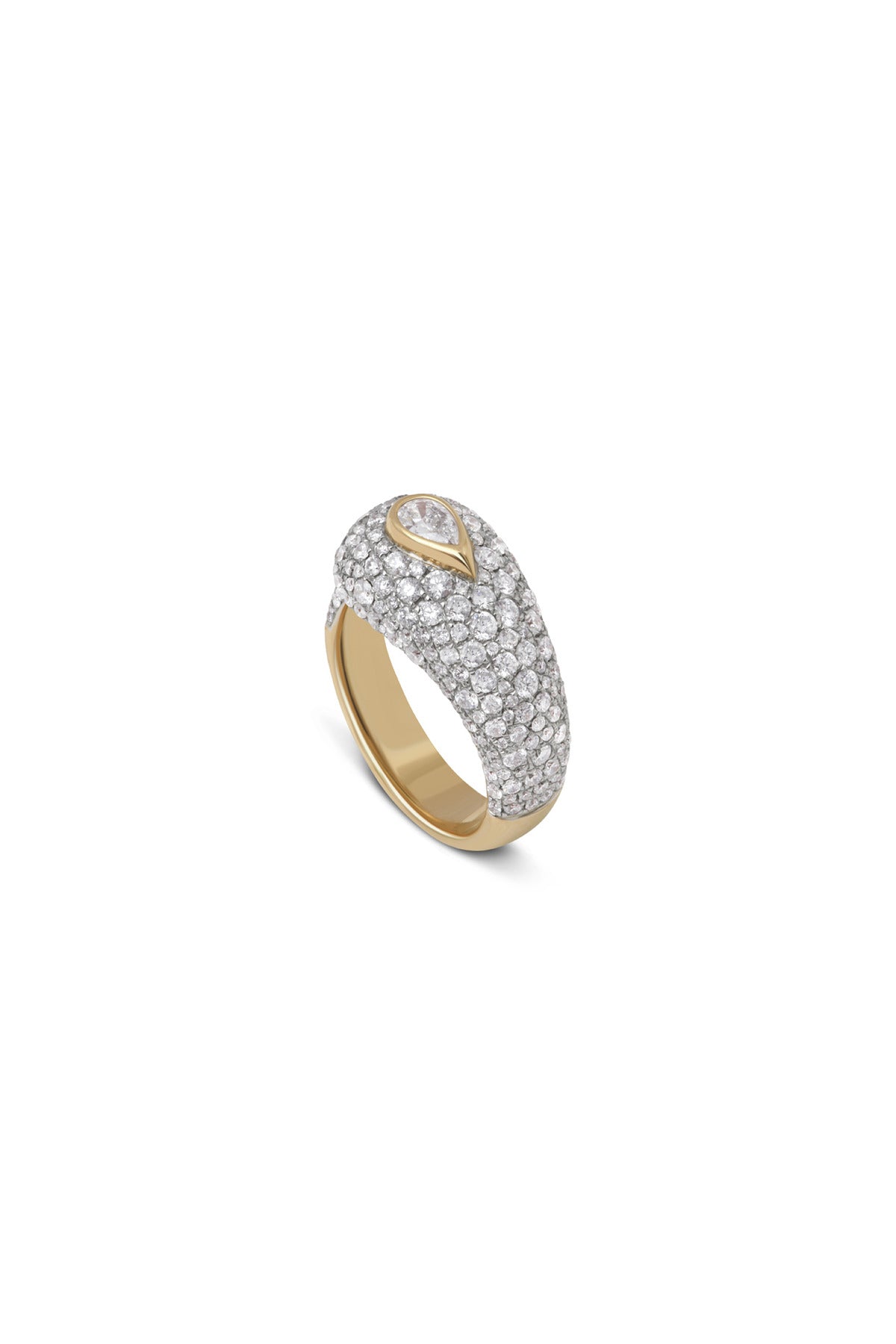 RAINBOW K | 18K GOLD PRESTIGE PAVE DIAMOND RING - MAXFIELD LA