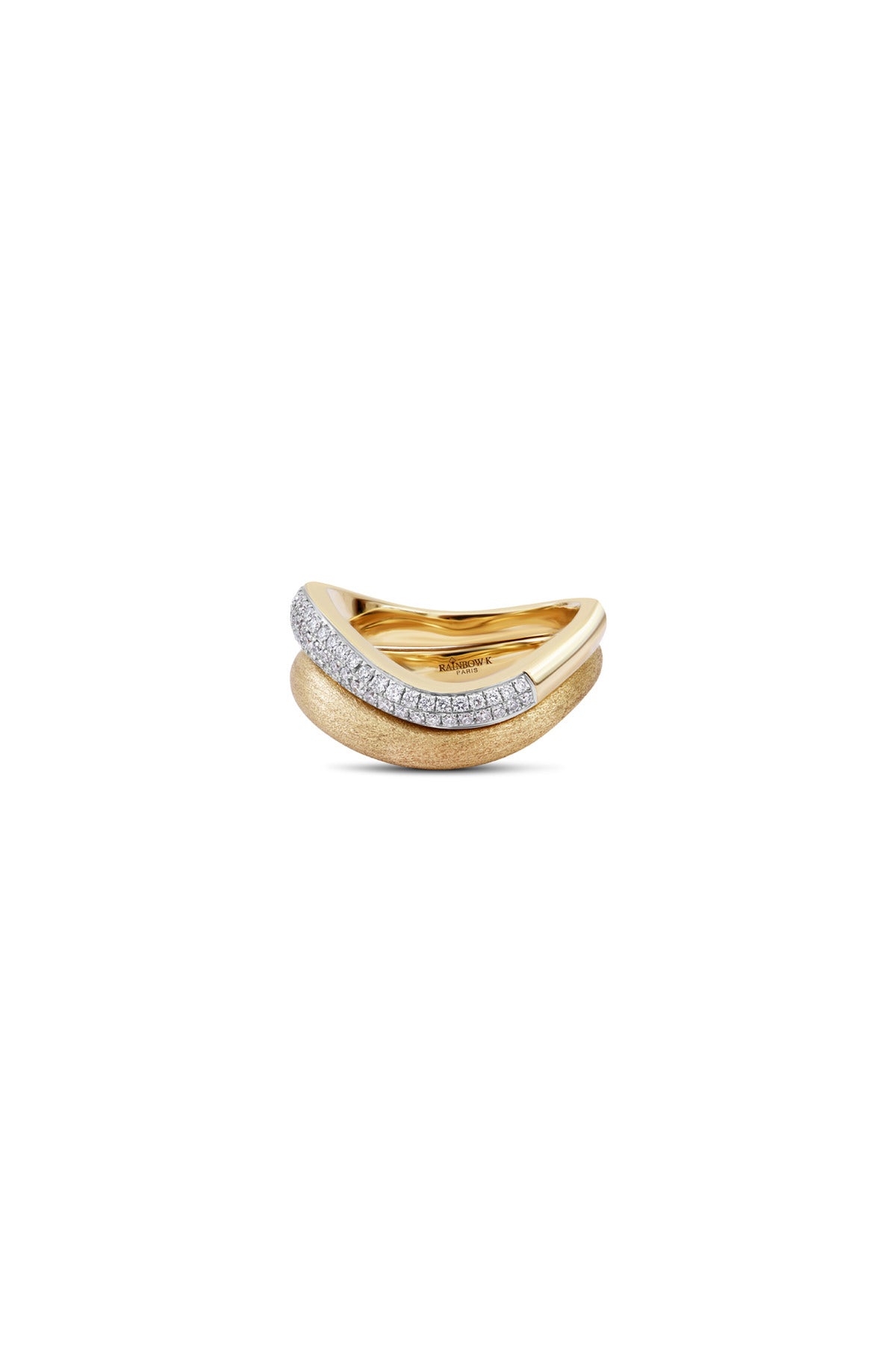 RAINBOW K | WAVE DOUBLE RING - MAXFIELD LA