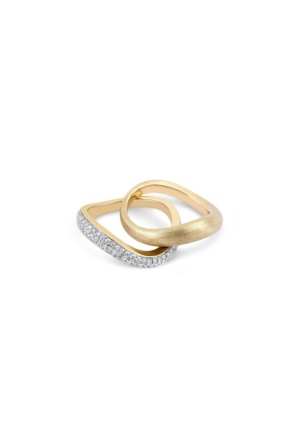 RAINBOW K | WAVE DOUBLE RING - MAXFIELD LA