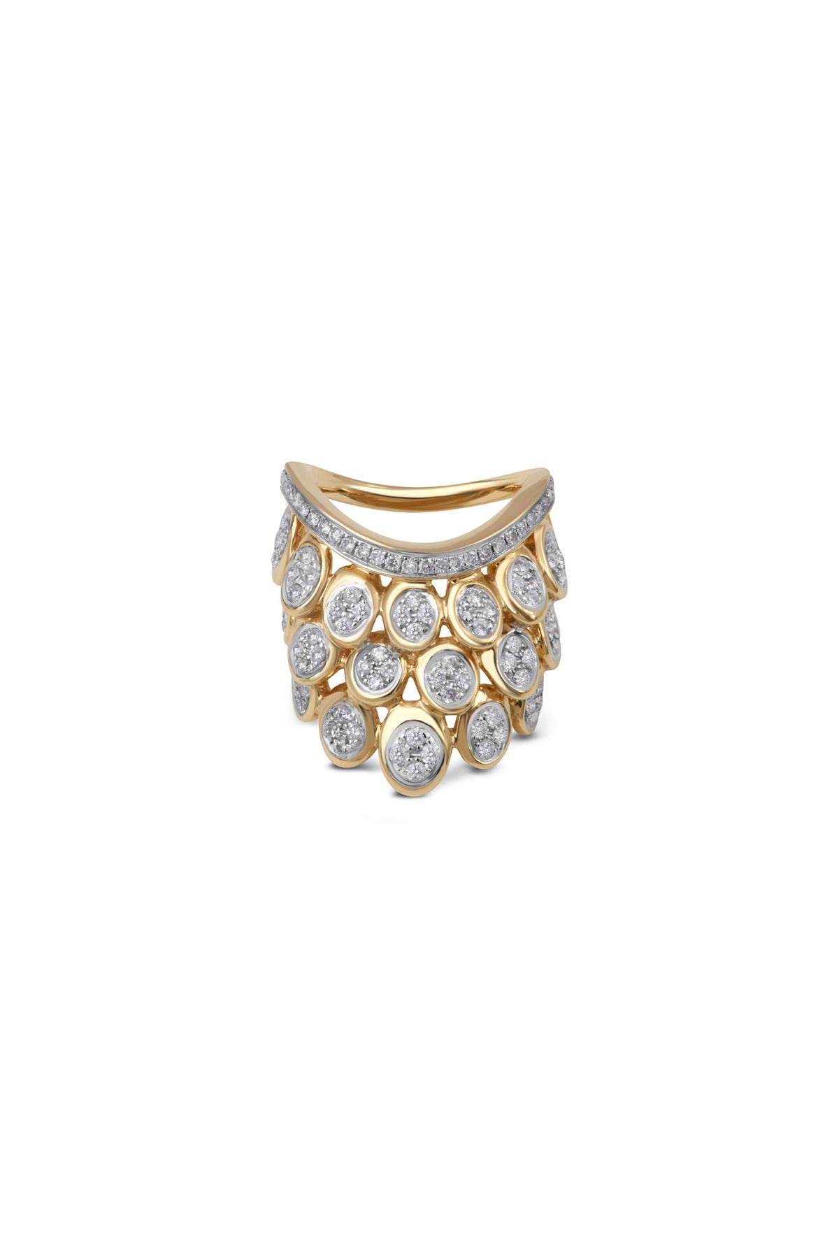 RAINBOW K | BLOSSOM FULL DIAMOND RING - MAXFIELD LA