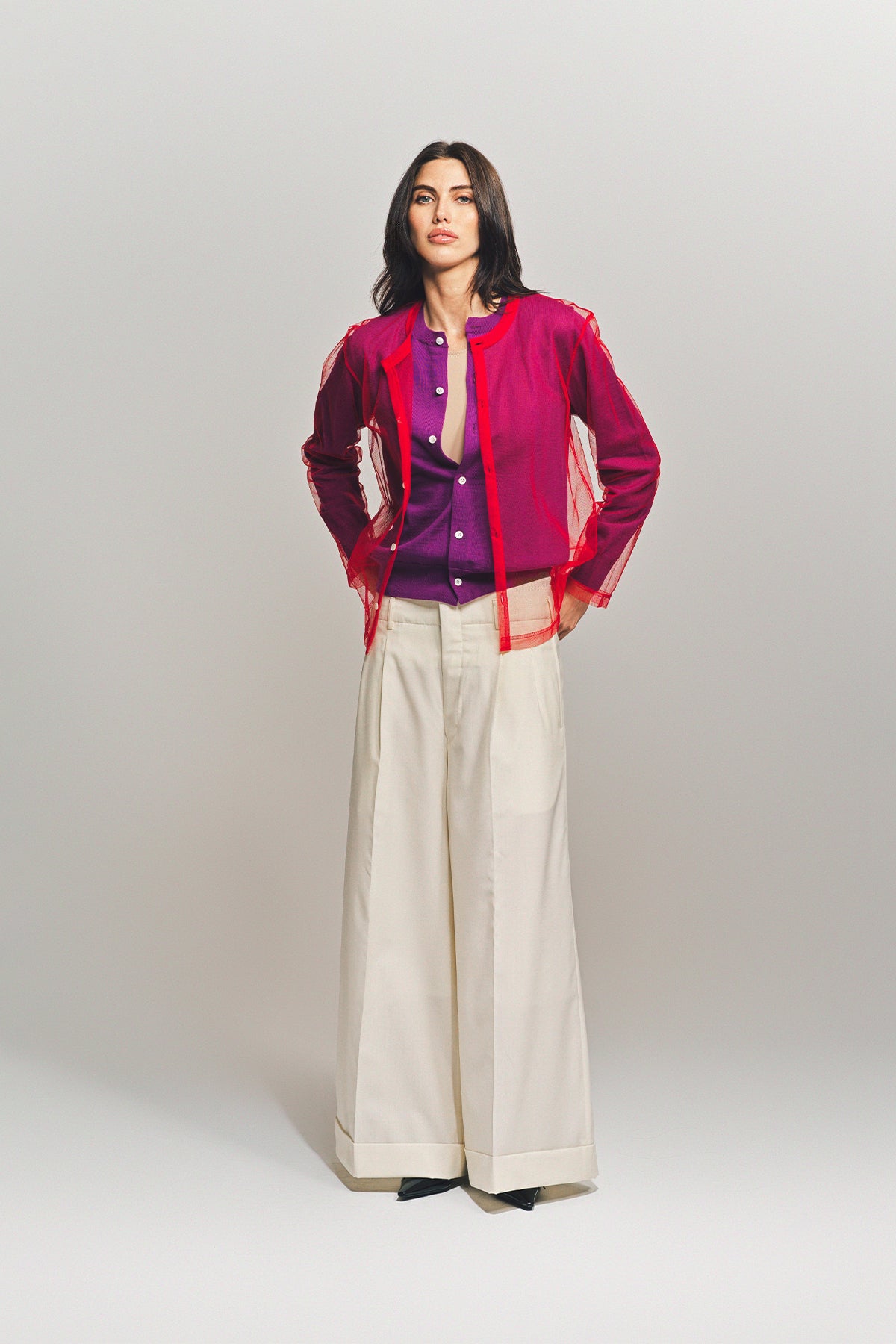 COMME DES GARCONS | WOOL PANTS