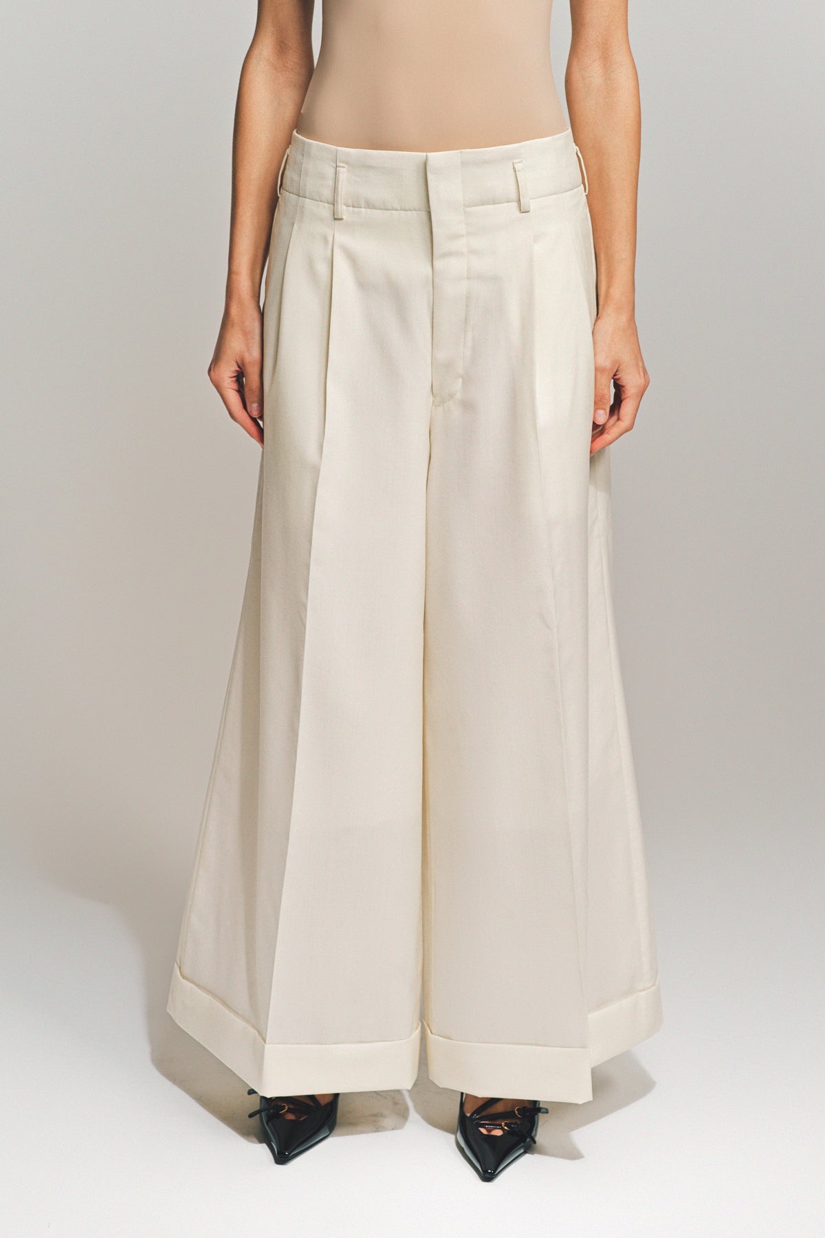 COMME DES GARCONS | WOOL PANTS