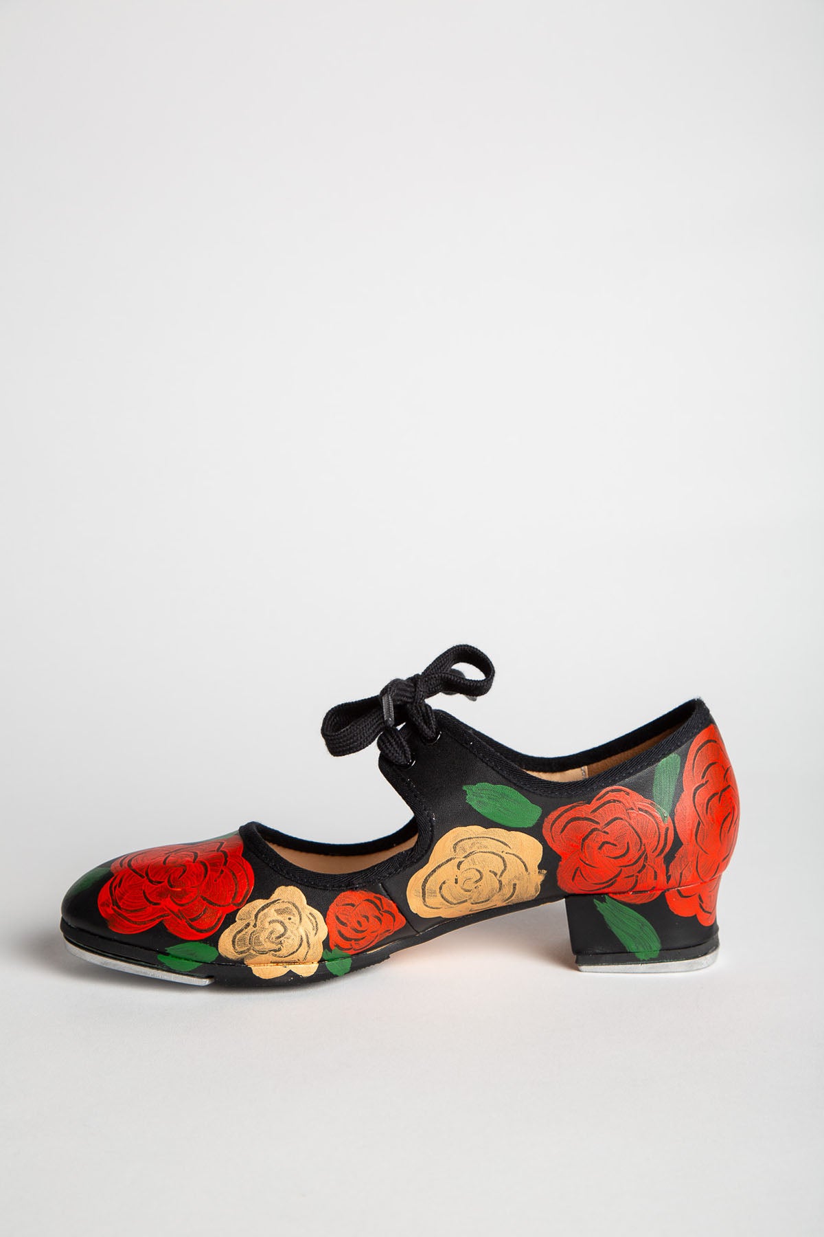 COMME DES GARCONS HAND PAINTED TAP SHOES