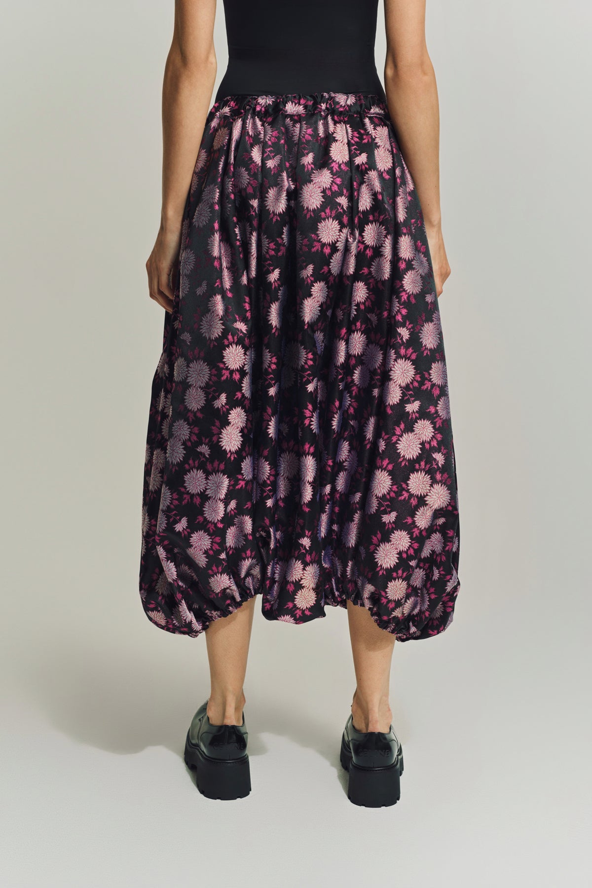 COMME DES GARCONS | FLORAL JACQUARD BALLOON PANTS