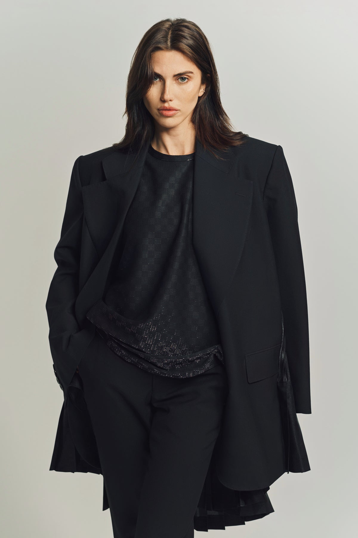 JUNYA WATANABE | PANELED WOOL BLAZER