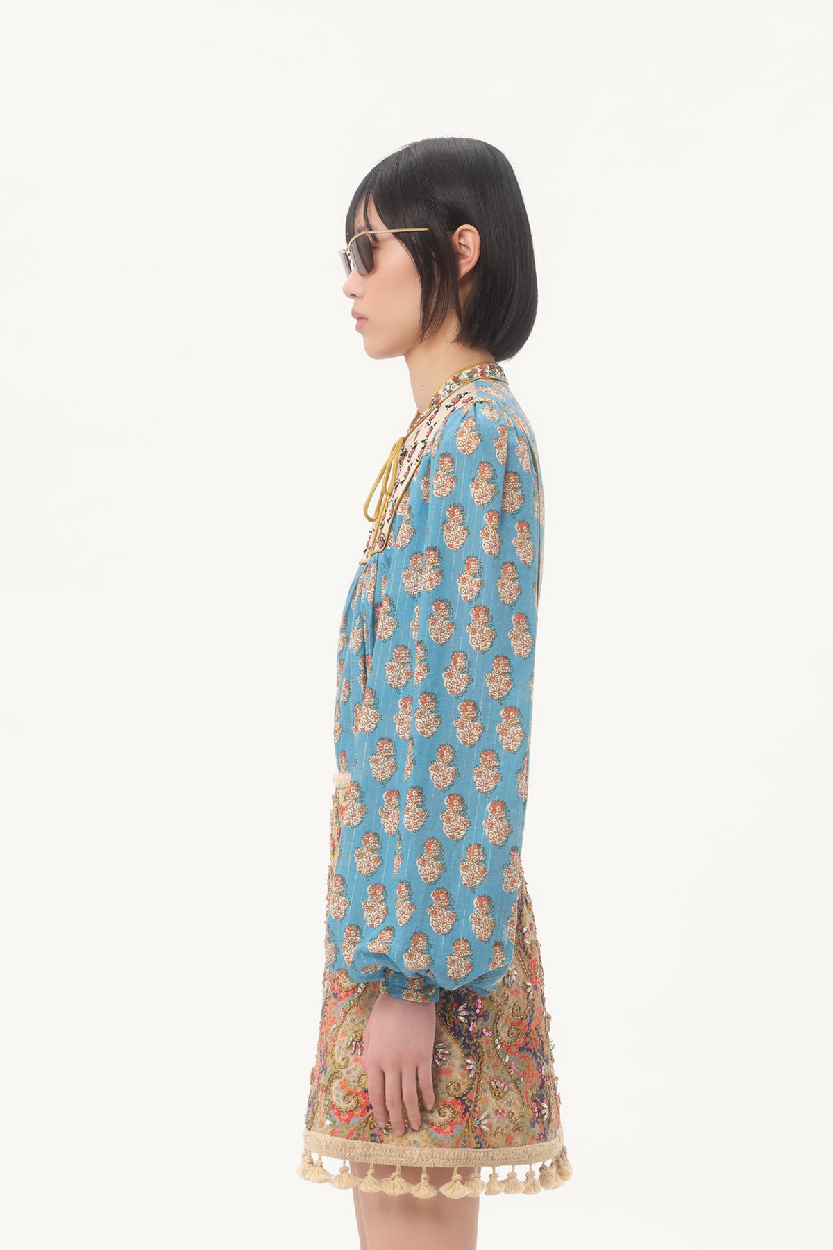 VALENTINO | EMBROIDERED TOP