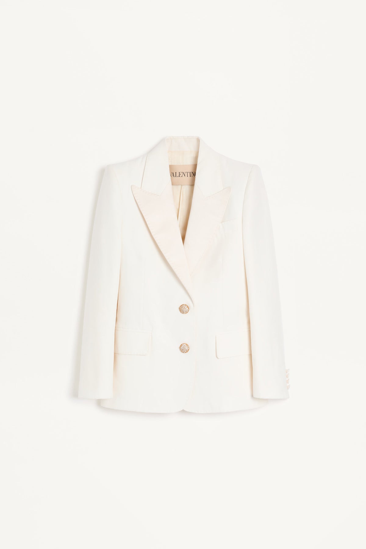 VALENTINO | DIAGONAL COTTON BLAZER