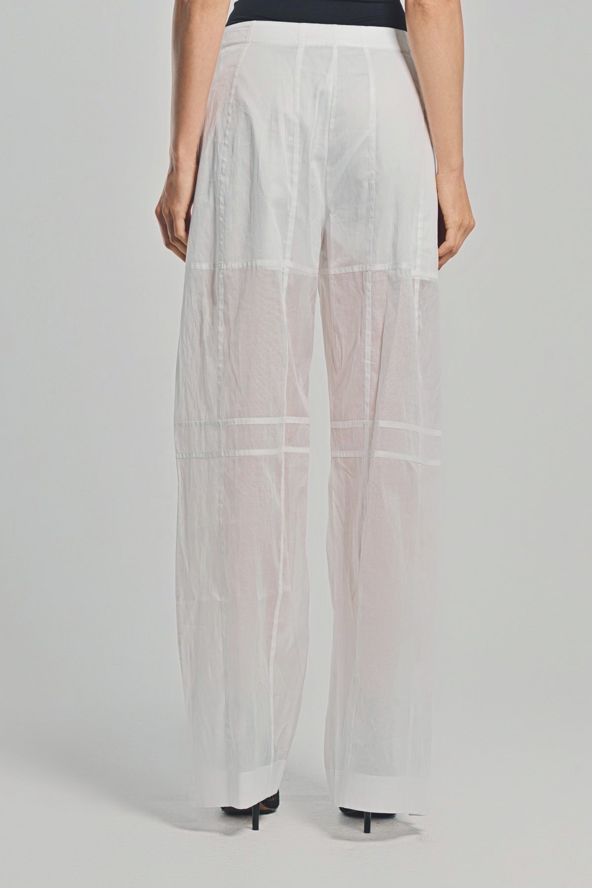 JIL SANDER | COTTON MUSLIN TROUSERS